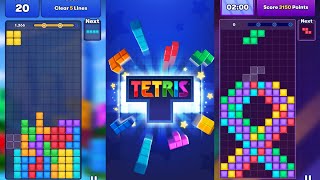 Tetris level 1-10 Boss Level Walkthrough Gameplay