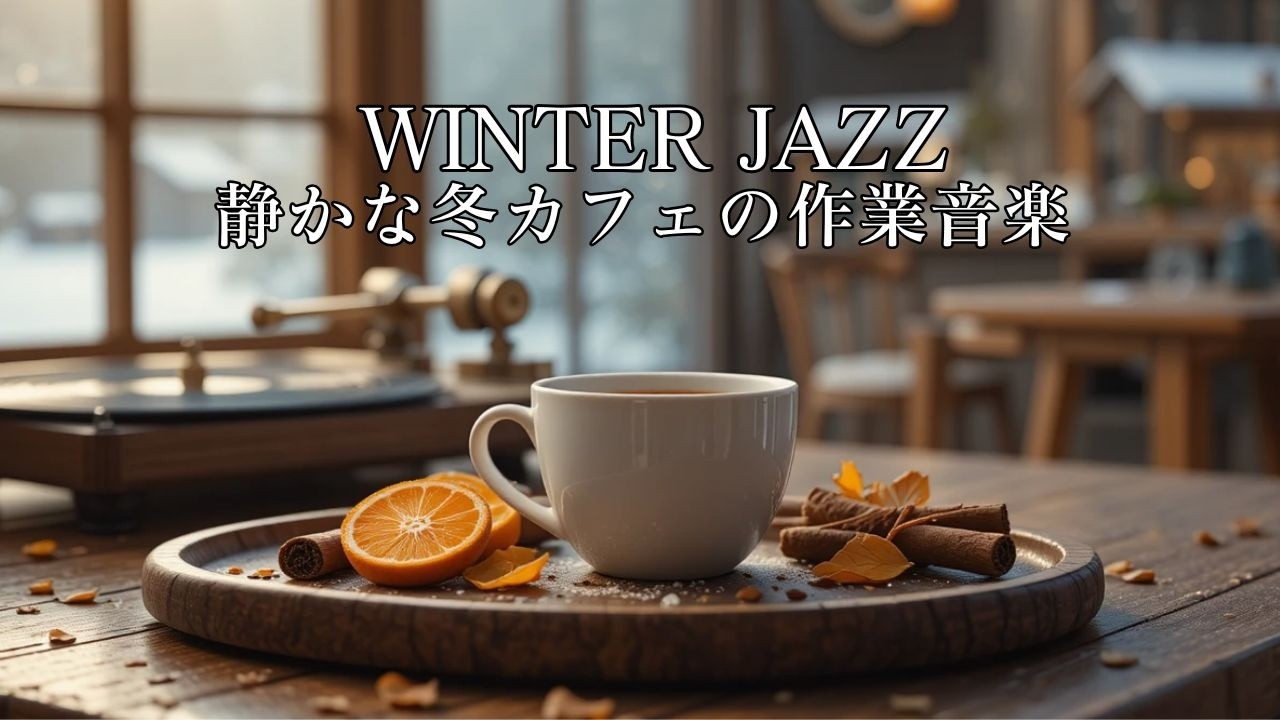 【作業用BGM】心が整い深く没入できるウィンタージャズ｜静かな冬カフェの作業音楽 ❄️✨ | Winter Jazz for Focus & Calm