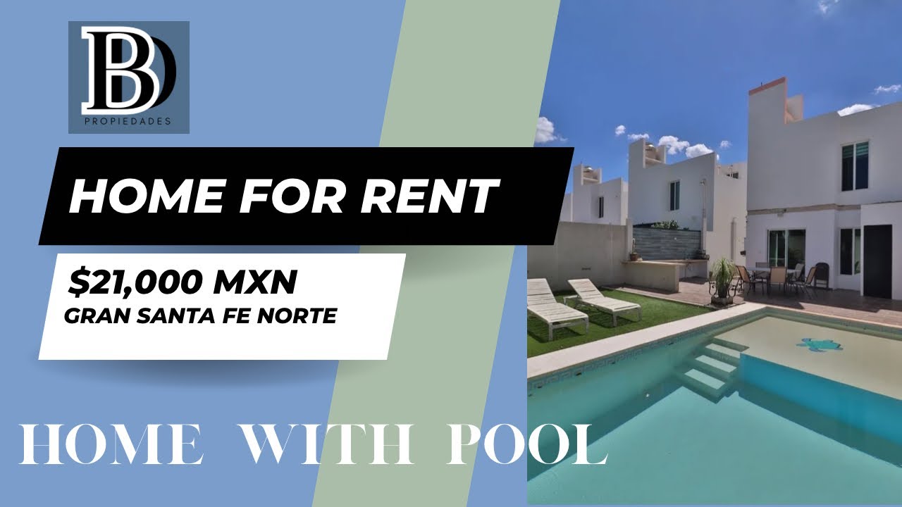 FULLY FURNISHED HOUSE FOR RENT – MÉRIDA - YouTube