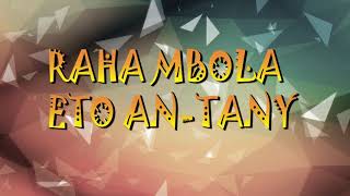 D-LAIN  ANDAO RAHA SAHY  (Lyrics vidéo 2018) chords