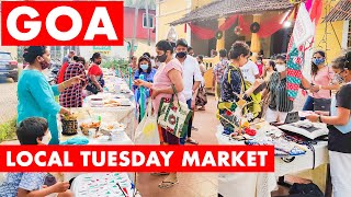 Goa's Famous Local Tuesday Market - Made in Saligao | Goa Shopping | Goa Vlog | Night Market |