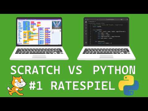 Scratch vs. Python: #1 Ratespiel