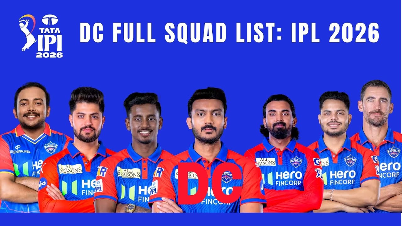 Delhi Capitals New Look 2026 🔥DC Squad Cinematic Poster | IPL 2026 