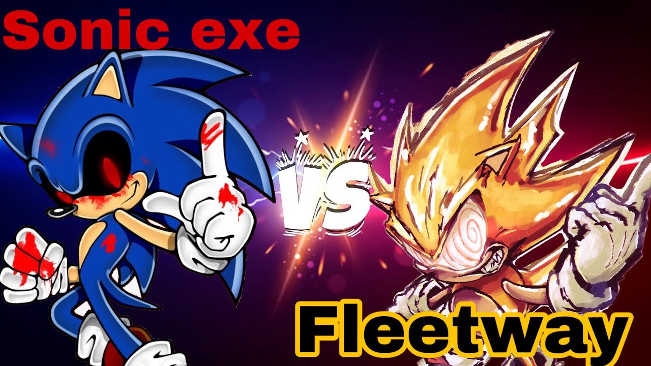 Fleetway Vs Sonic Exe Sprite animation - YouTube