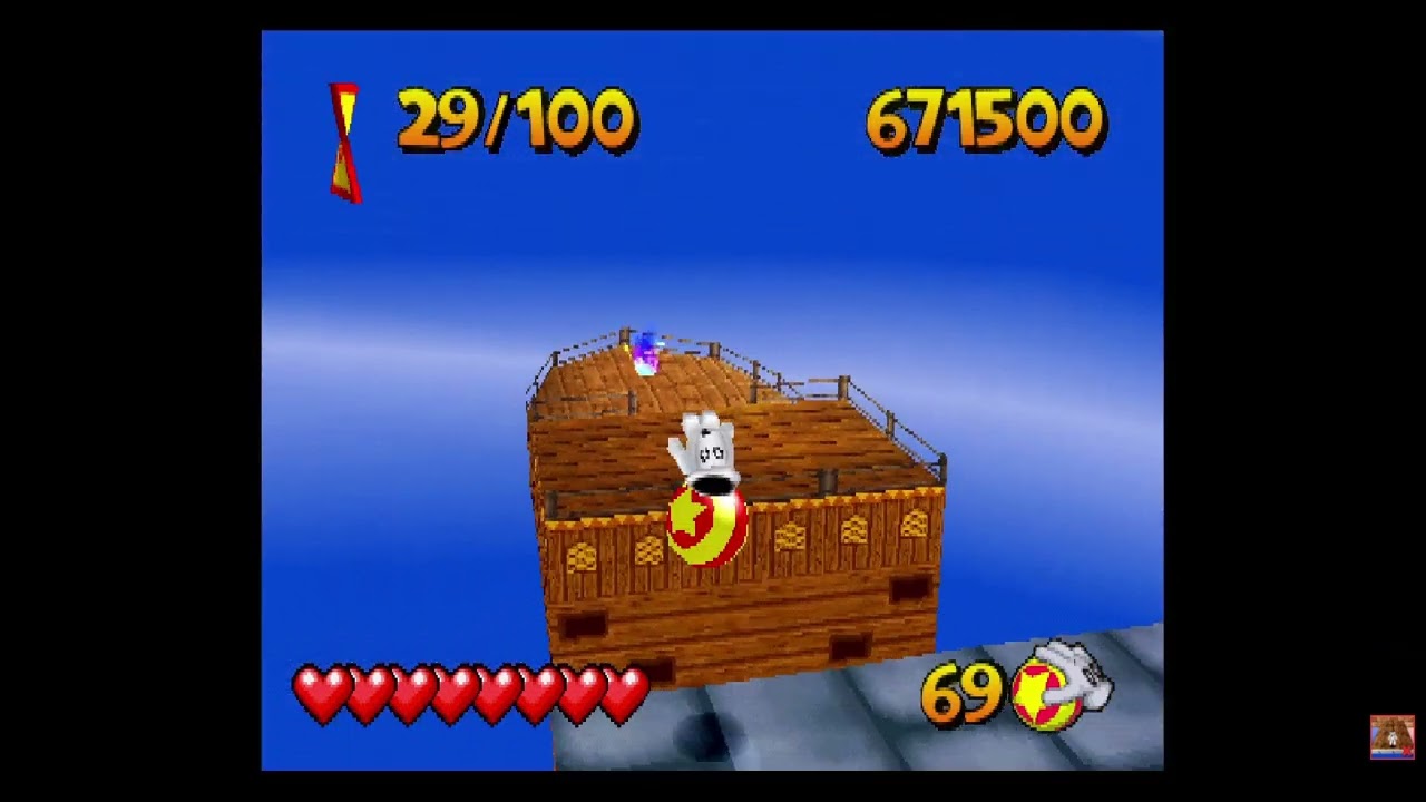 Glover (PS1) - Glove is Blind (RetroAchievements)