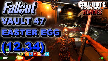"Fallout Vault 47" Full Easter Egg (12.34) - BO3 Custom Zombies