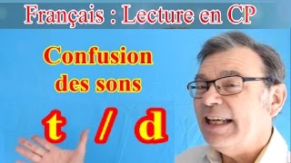 Lecture rapide CP en français : Confusion des sons d et t # 2