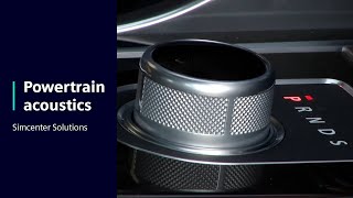 Powertrain acoustics | Simcenter Solutions #SimcenterPowertrain