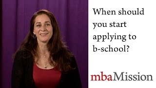 Famous When Should You Start Applying to B-School? Profile