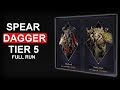 Immortal Spear Dagger Tier 5 Hall Of Illusion Full Run