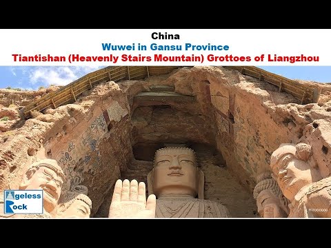Amazing Giant Buddha of Tiantishan (Heavenly Stairs Mountain) Grottoes in China