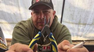 Monster fishing tackle split ring pliers