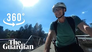 Ride Sydney's new GreenWay trail on its grand opening in this immersive 360 capture