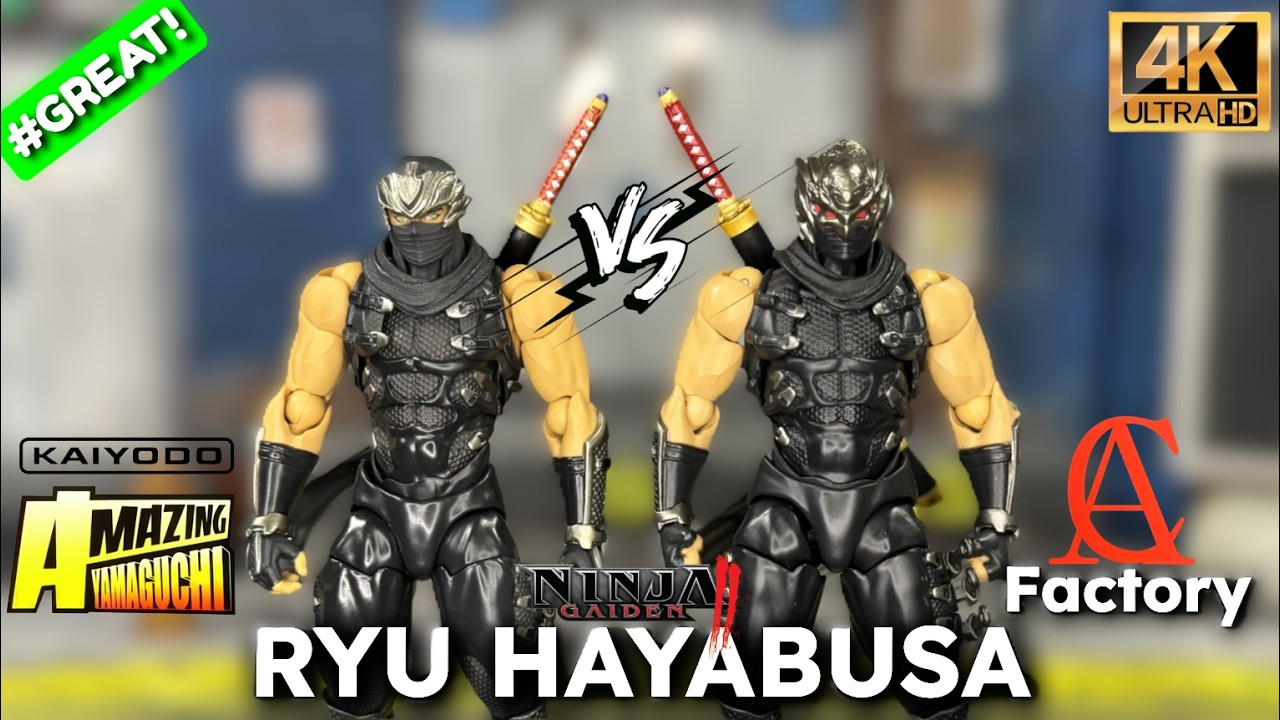 Amazing Yamaguchi vs AC Factory Ryu Hayabusa 1/12 action figure 