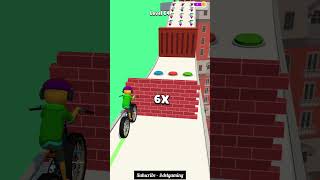 Big Tyre Cycle Run Game Level-64 | Transformation Cycle Tyre Small to Big #shorts #viral #detgaming