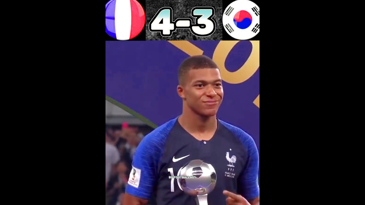 France Vs S.Korean world cup final-2030 highlight football match #mbappé #son
