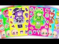 🎶Paper DIY🎶 Cute Sanrio X Gacha Sticker Book #Cinnamoroll #Kuromi #Melody #paperdiy #gachalife #asmr