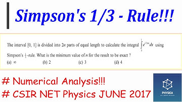 Numerical Analysis! | Simpson