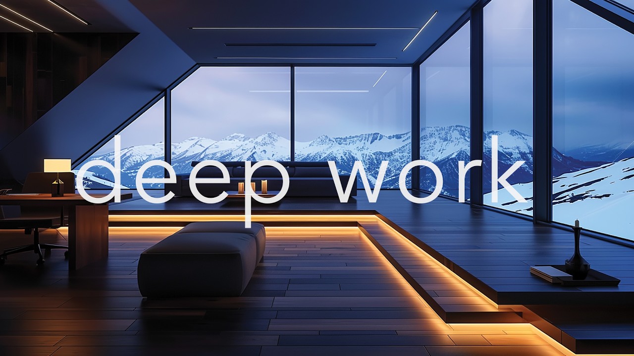 ГЛУБОКАЯ РАБОЧАЯ МУЗЫКА – Ритмы продуктивности для фокуса на высокой производительности | Концен....