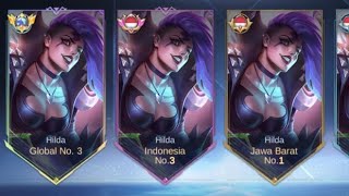 LIVE STREAMING BAR-BAR!!! HILDA TOP GLOBAL EMAK_EMAK_RESE BAR BAR DARI AWAL ! HILDA MOBILE LEGENDS