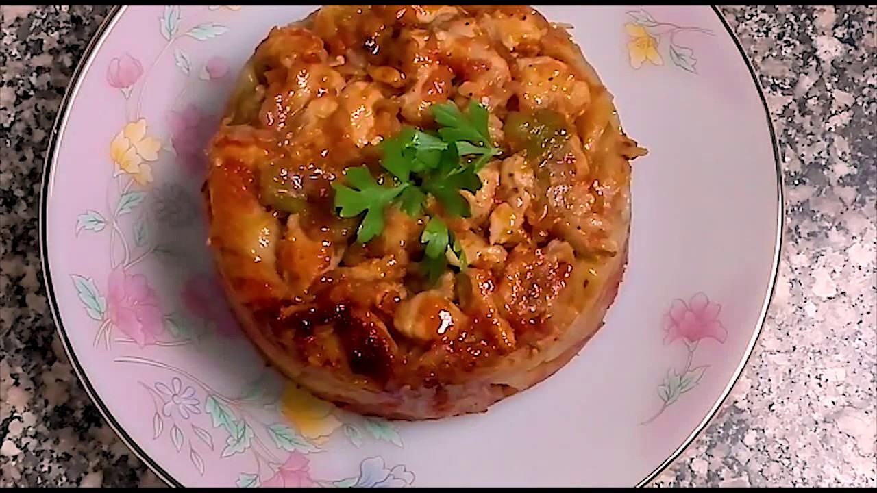 طاجن المكرونة بالفراخ في الفرن بأسهل طريقة وأسرعها - بطريقة محلات الكشرى