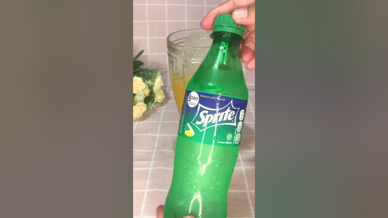 BIKIN ORANGE SQUASH SENDIRI DIRUMAH | CUMA 2 BAHAN #shorts #orangesquash #nutrisari #sprite