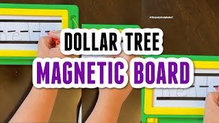Adapting a Dollar Tree Magnetic Board for Learning #shorts