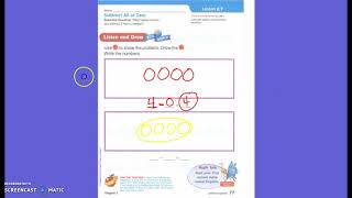 First Grade Math Lesson 2.7 Subtract All or Zero
