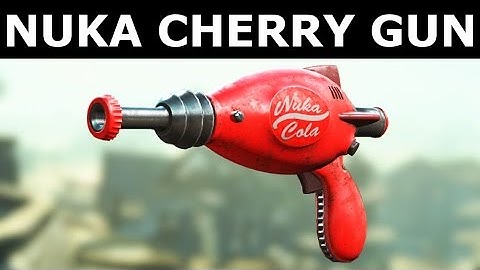 Fallout 4 Nuka World -  Nuka Cherry Gun - New Weapon In Action (Modified Thirst Zapper)