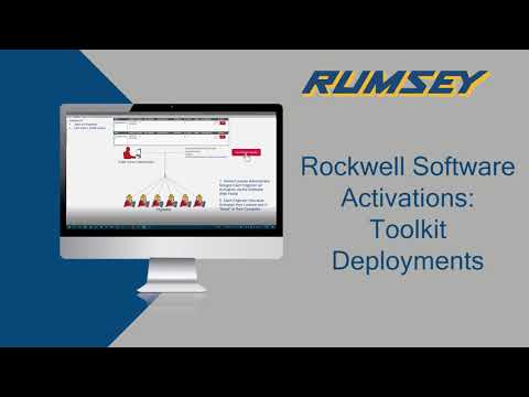 Rockwell Software Activations: Toolkit Deployment