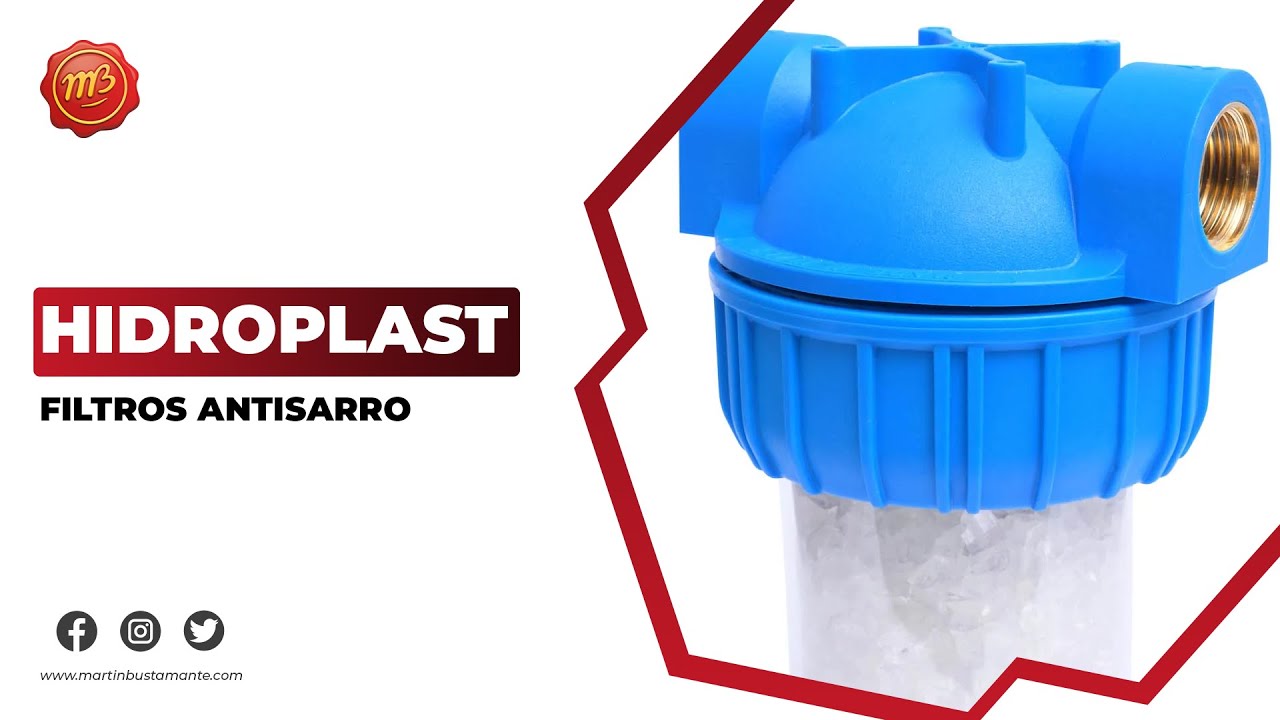 Filtros anti sarro con piedras de Polifosfato - Hidroplast Santa Fe