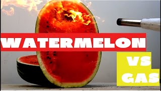 EXPERIMENT: WATERMELON VS  GAS TORCH