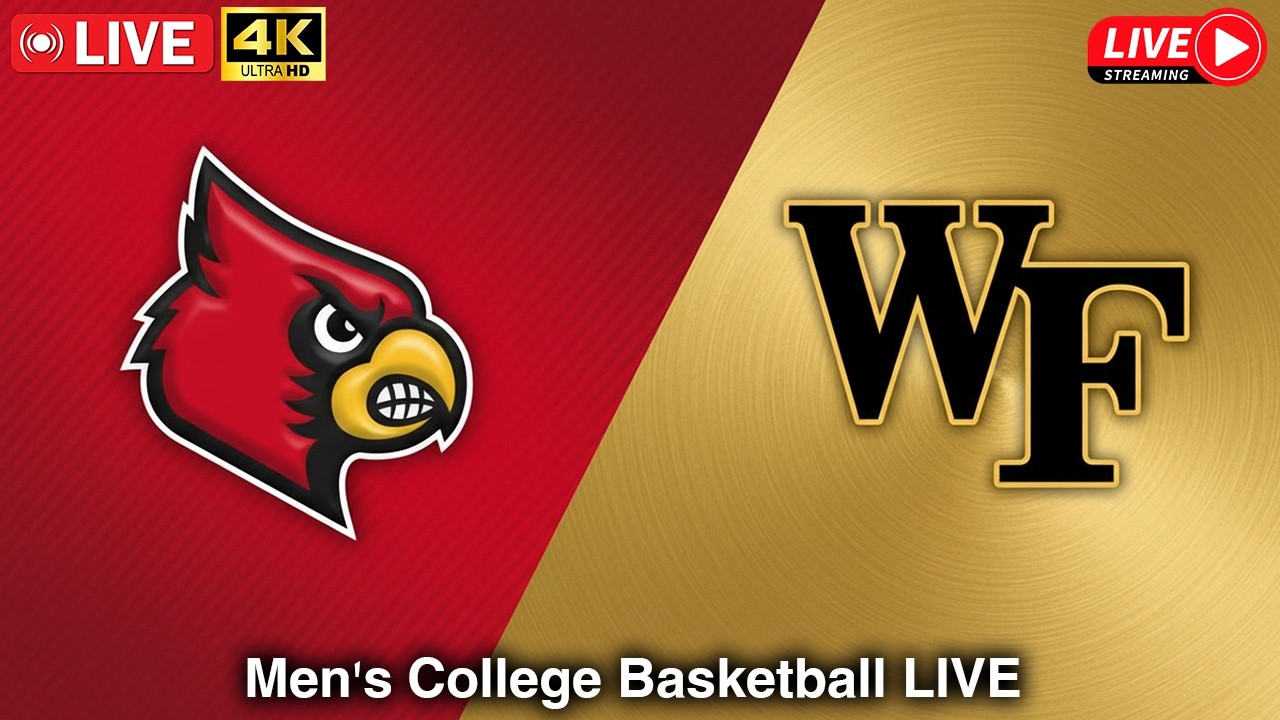 Louisville vs Wake Forest LIVE 4K | Men's College Basketball 2026