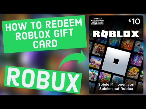 How To Redeem A Robux Gift Card Roblox Youtube - how to redeem roblox gift cards on phone