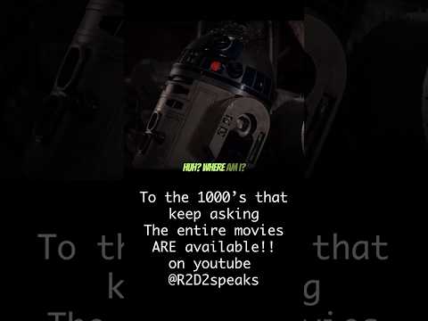 R2-D2 SPEAKS! FULL MOVIES ABOVE!