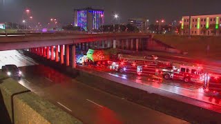Crash on I-30 in Downtown Dallas: What we know now