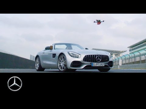 mercedes-amg:-sports-car-vs-racing-drone-|-drag-race