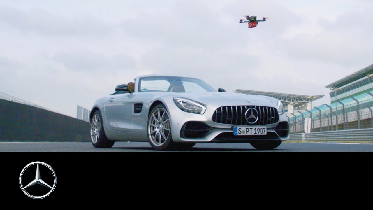 Mercedes Amg Sports Car Vs Racing Drone Drag Race Youtube