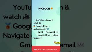 Top 5 Google Products You Use Every Day 