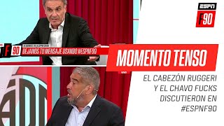 ¡Se puso picante! El Cabezón #Ruggeri y el Chavo #Fucks se trenzaron tras las palabras de #Gallardo