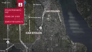 Carjackers steal car with 2 children inside in North Seattle