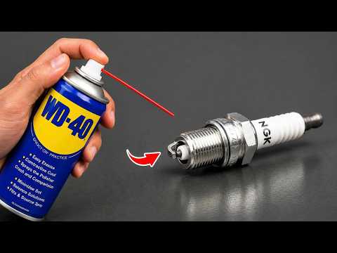 Billions of People Don't Know This! Spray WD-40 on Your Spark Plug and Watch What Happens! 😱
