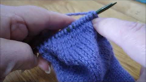 Toe-Up Sock Gusset & Heel