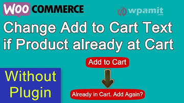 Woocommerce Add to Cart Text Change if Product already at cart (Without Plugin) [Hindi]