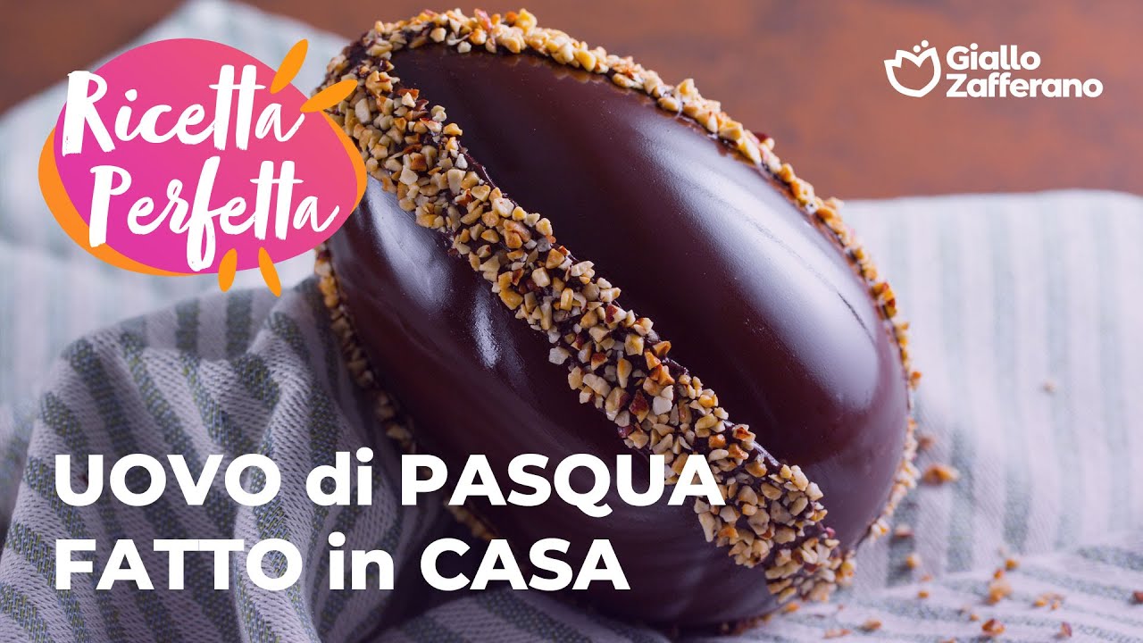 UOVO di PASQUA al CIOCCOLATO FATTO in CASA - RICETTA SEMPLICE e PERFETTA😍🤤🍫