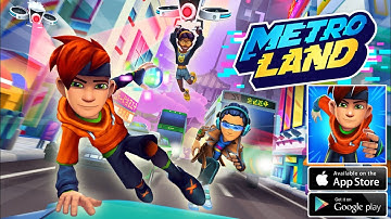 MetroLand: Endless Runner - Gameplay Walkthrough Part 1 - Tutorial (iOS, Android)