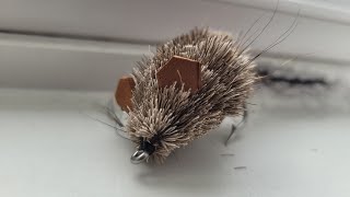 DEER HAIR MOUSE FLY!!! Big Fish Fly Pattern