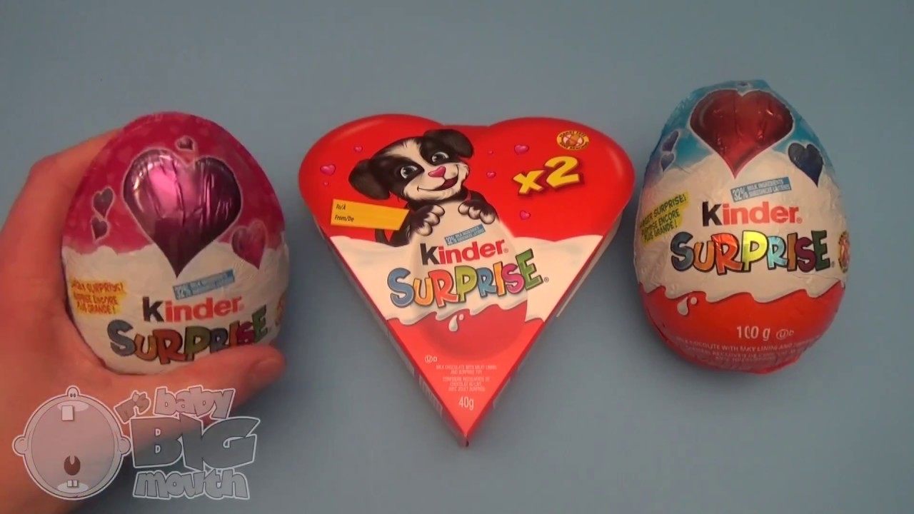 The Baby Big Mouth Show! Opening 2 New Huge Giant Jumbo Kinder Surprise Eggs! YouTube
