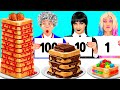 100個重ねフードチャレンジ | 素晴らしいらしい食べ物のハック DoDo Challenge