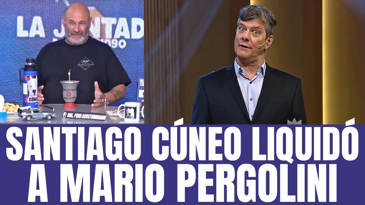 💣SANTIAGO CÚNEO LIQUIDÓ A MARIO PERGOLINI EN UN EDITORIAL #cuneo #santiagocuneo #pergolini